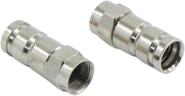 Connettore spina a crimpare F  per RG -6 FK06Z-100  1 pz .