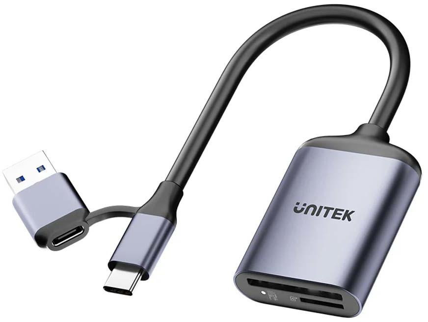 Unitek Lettore schede di memoria SD/MicroSD SD4.0 /Micro SD4.0, 2 in 1