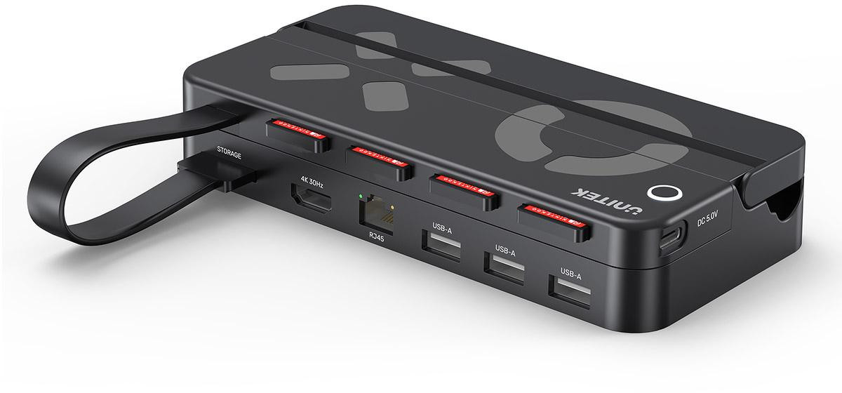 Unitek Docking station per Nintendo Switch + Telecomando per cancelli / allarme