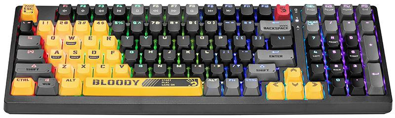 tastiera mechaniczna A4TECH BLOODY S98 USB Sports Lime (BLMS Red Plus Switches)