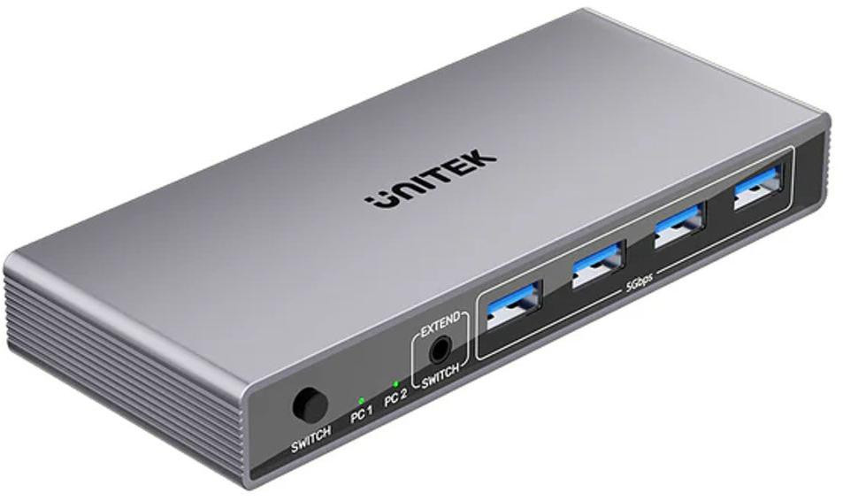 Unitek Interruttore KVM 8K@60Hz USB 3.0 5Gbps DP