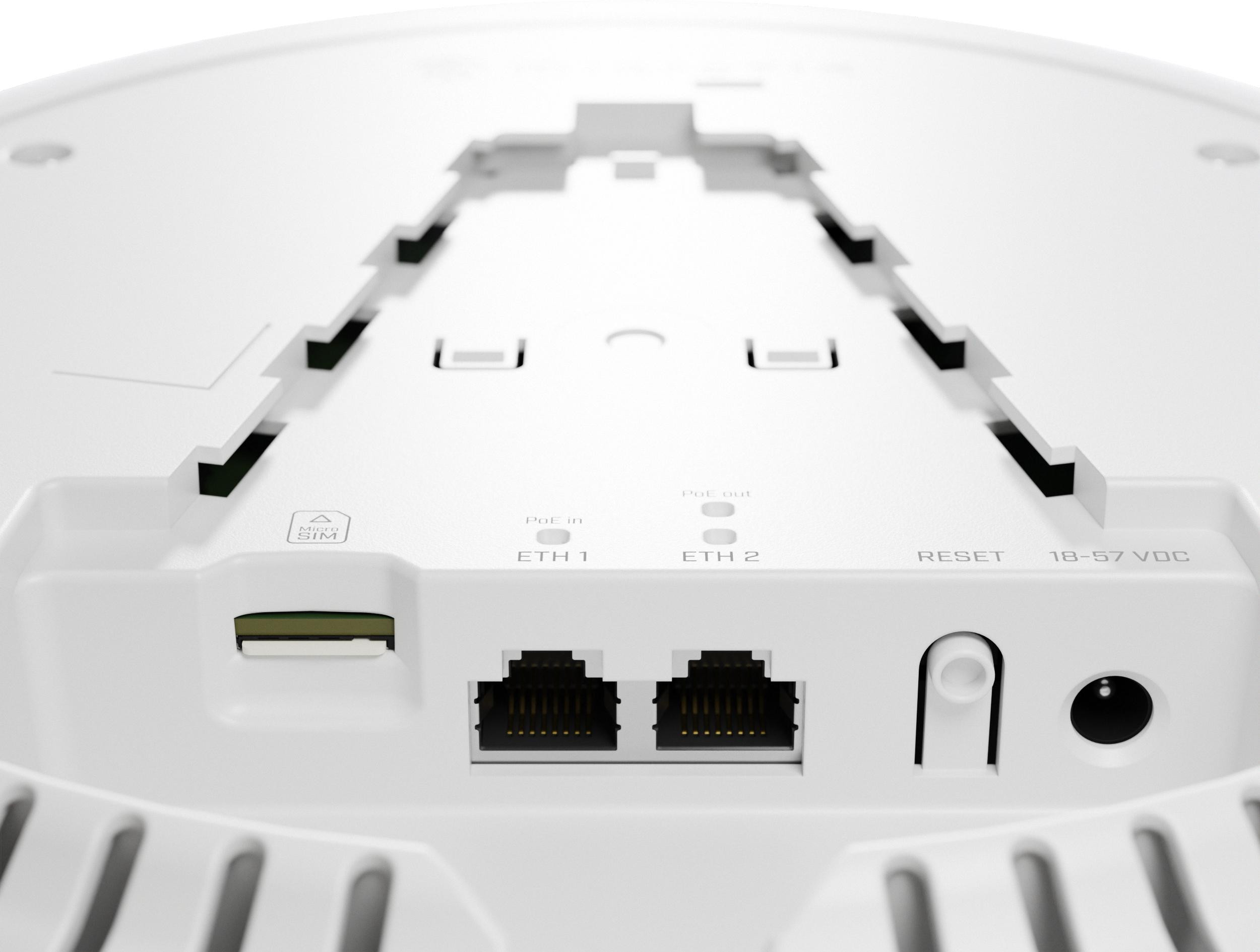 MikroTik cAP LTE12 ax cAPGi-5HaxD2HaxD EG12-EA punkt dostępu WiFi 6 LTE Cat12 sufitowy MikroTik cAP LTE12 ax cAPGi-5HaxD2HaxD EG12-EA punkt dostępu WiFi 6 LTE Cat12 sufitowy