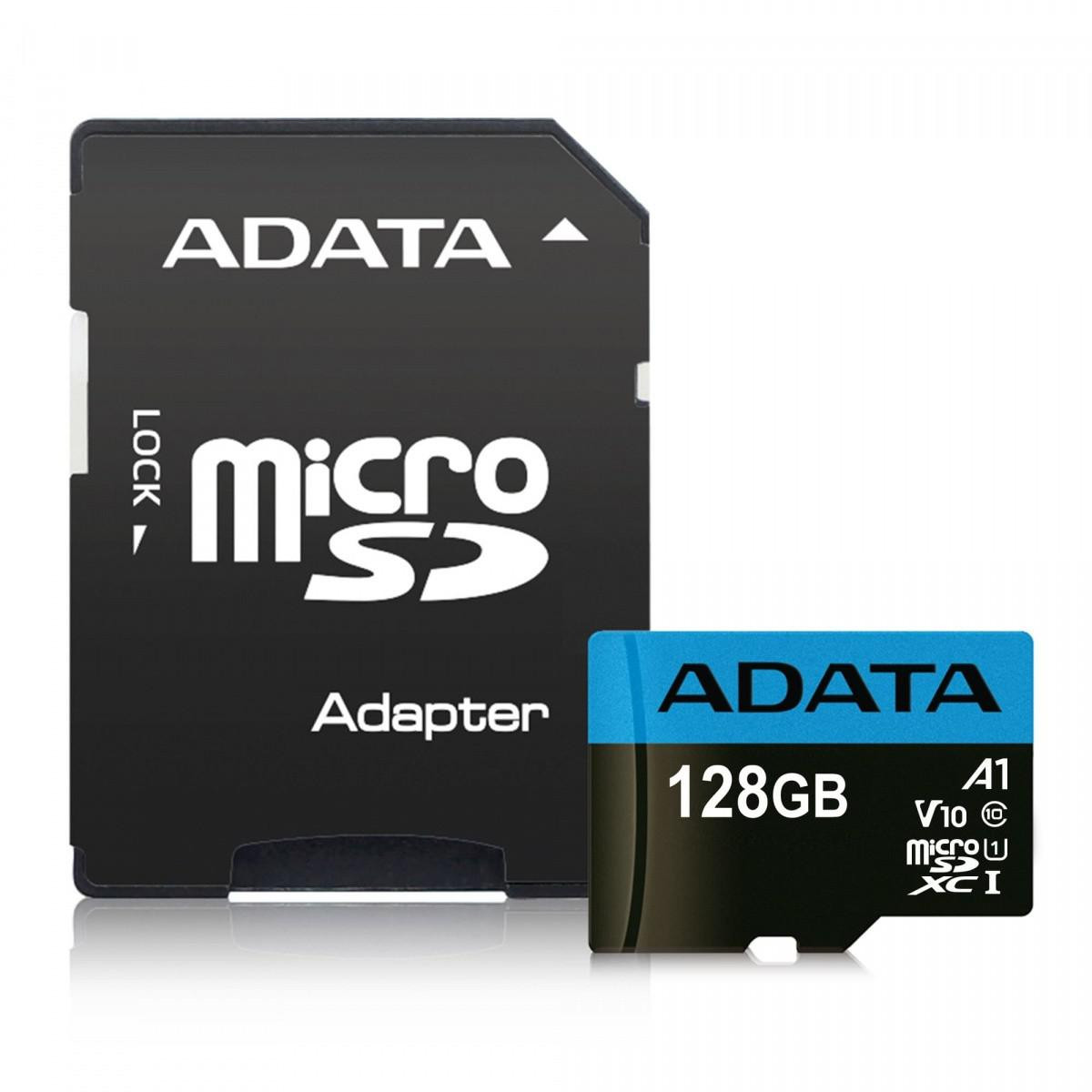 Adata scheda microSD Premier 128GB UHS1/CL10/A1+adattatore