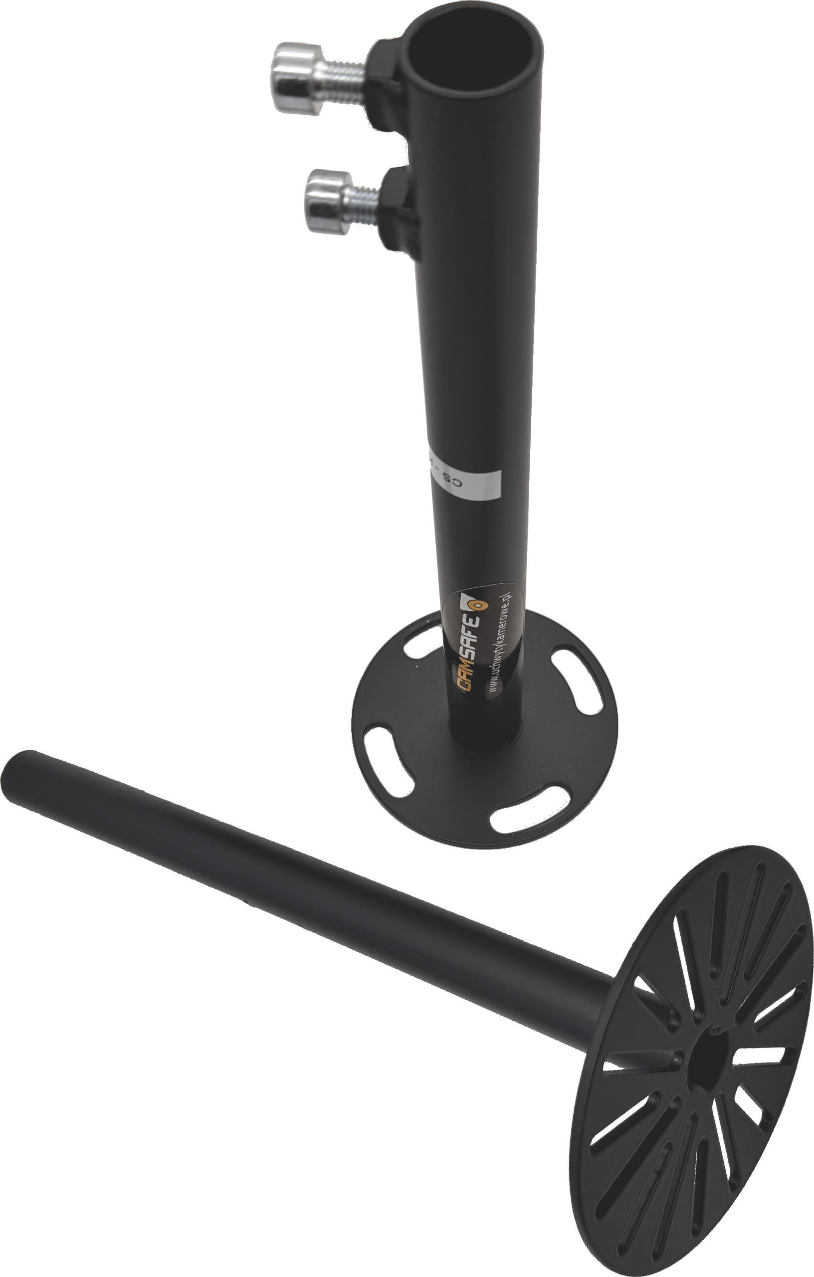 Uchwyt Camsafe CS40-PSO do kamery na słup, stalowy adapter malowany proszkowo, montaż na maszt Uchwyt Camsafe CS40-PSO do kamery na słup, stalowy adapter malowany proszkowo, montaż na maszt