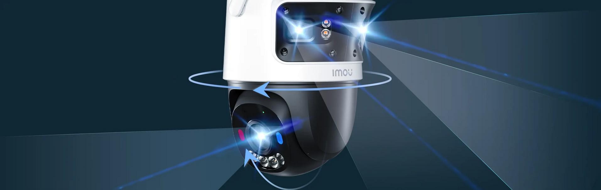фото IP-камера видеонаблюдения Imou Cruiser Triple 11MP 3+3+5mp PTZ (IPC-S7UP-11M0WED) 1