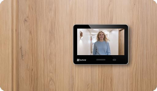 EZVIZ EP4 wizjer do drzwi 8MP 4K Wi-Fi srebrny ekran 5.5 cala AI rozpoznawanie twarzy bateria 7100 mAh EZVIZ EP4 wizjer do drzwi 8MP 4K Wi-Fi srebrny ekran 5.5 cala AI rozpoznawanie twarzy bateria 7100 mAh