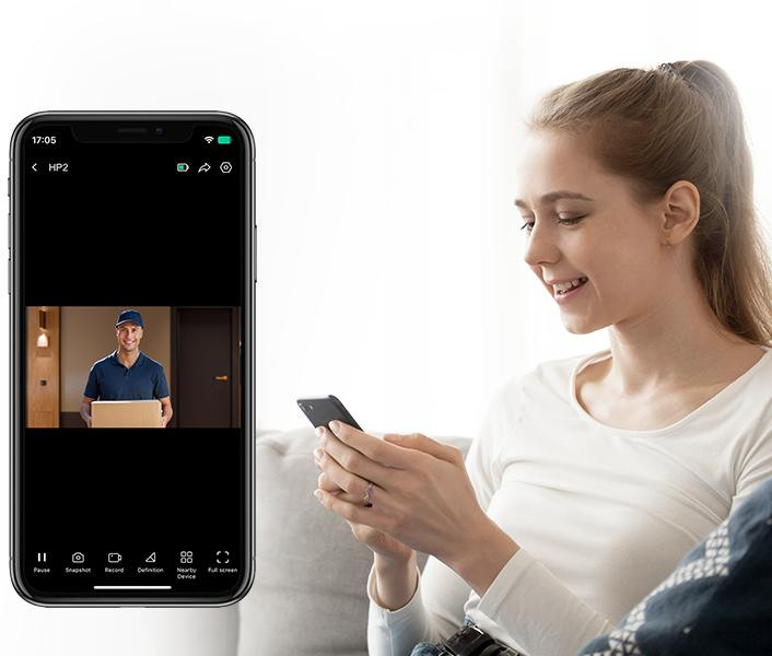EZVIZ HP2 wizjer elektroniczny do drzwi, ekran 4.3 cala Full HD, WiFi, bateria 2200 mAh, złoty EZVIZ HP2 wizjer elektroniczny do drzwi, ekran 4.3 cala Full HD, WiFi, bateria 2200 mAh, złoty