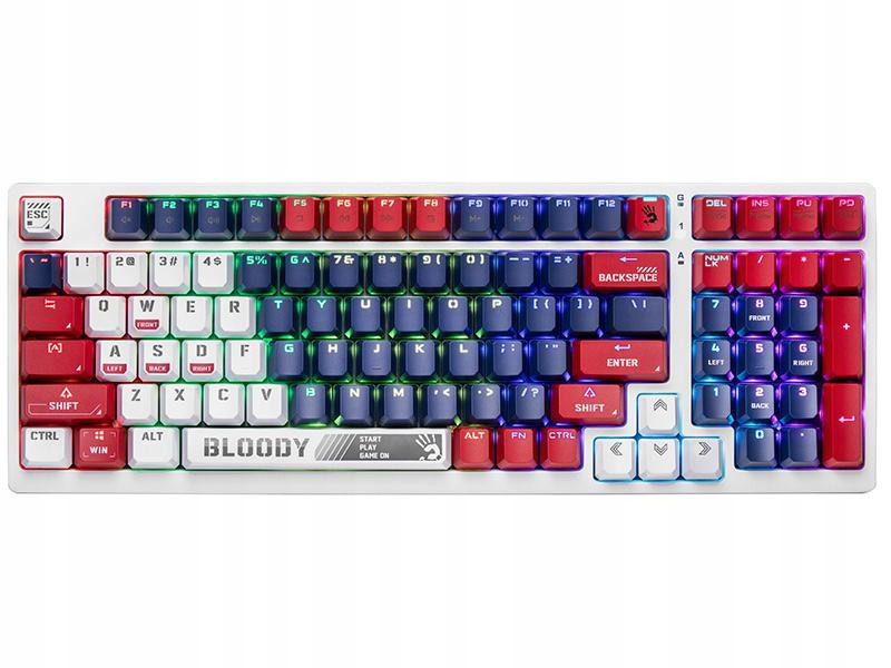 tastiera mechaniczna A4TECH BLOODY S98 USB Sports Navy (BLMS Red Plus Switches)