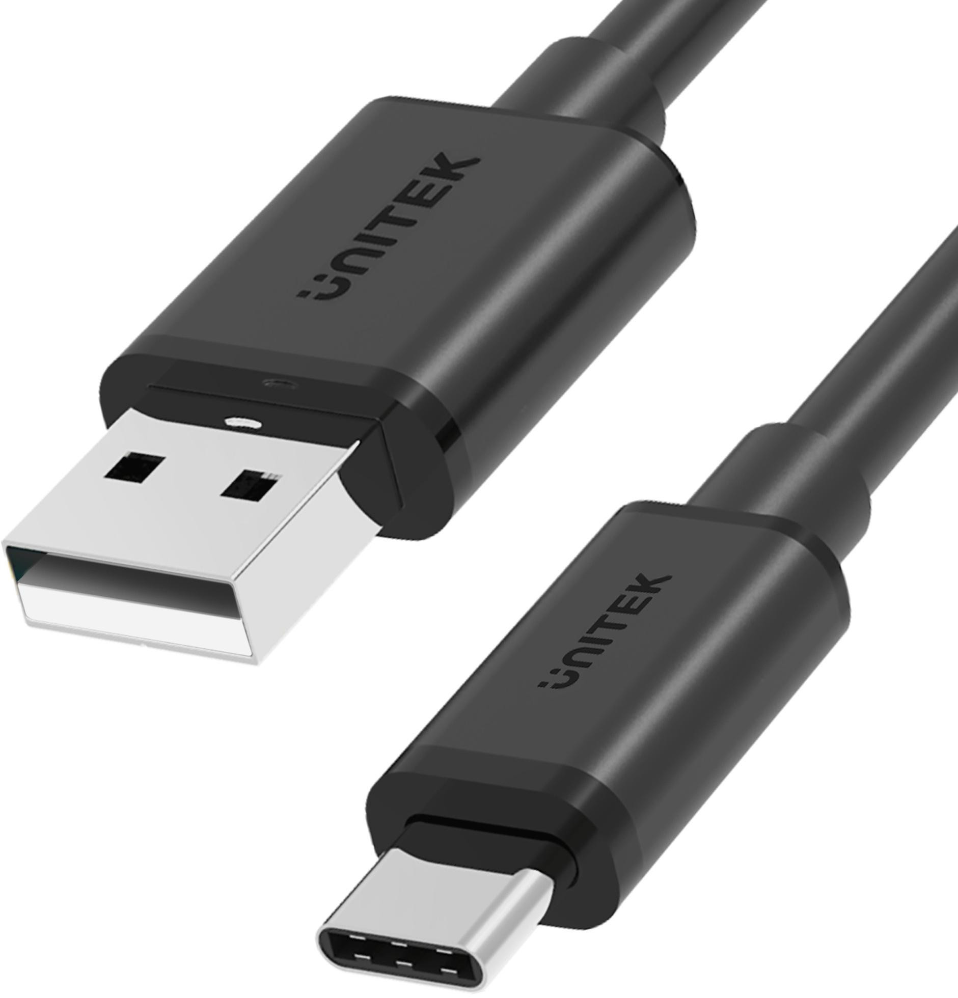 Unitek Cavo USB-A - USB-C corto 25cm Y-C480BK
