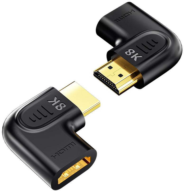 Unitek Adattatore ad angolo 90° piatto 8K HDMI 90 i 270 stopni