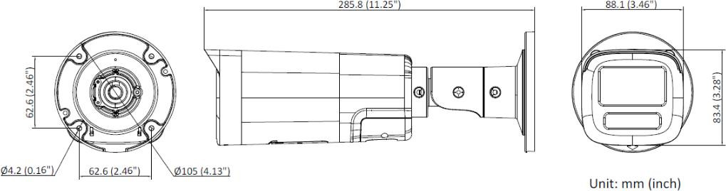 фото IP-камера видеонаблюдения Hikvision DS-2CD1623G2-LIZU/SL (2.8-12mm) 3