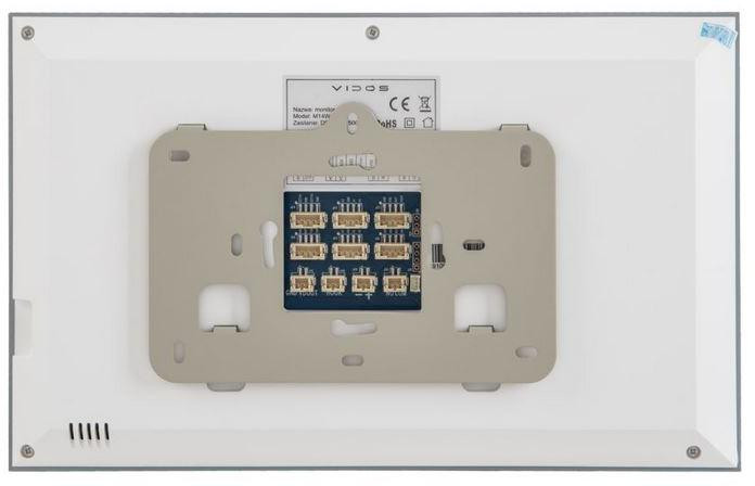 VIDOS X M14W-X monitor wideodomofonu WiFi 10 cali LCD 1024×600 Tuya 2 stacje bramowe MicroSD VIDOS X M14W-X monitor wideodomofonu WiFi 10 cali LCD 1024×600 Tuya 2 stacje bramowe MicroSD