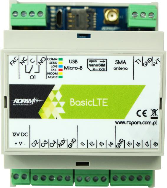 ROPAM Basic4G-D4M Modulo notifiche i di controllo LTE (2G/4G)