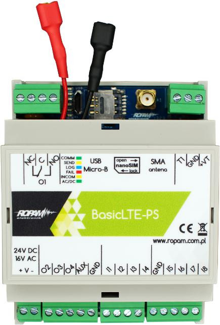 ROPAM Basic4G-PS-D4M  Modulo notifiche i di controllo LTE (2G/4G)