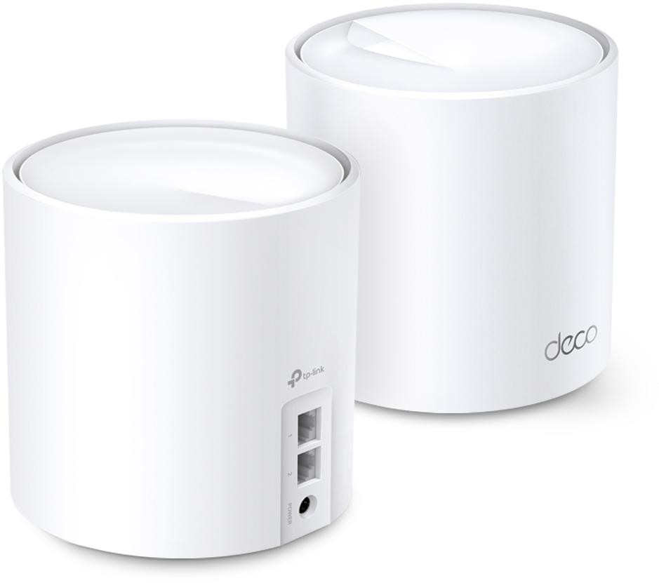 TP-Link Deco X20 zestaw 2-pack mesh WiFi 6 AX1800, zasięg do 370 m2, dwa pasma, porty Gigabit TP-Link Deco X20 zestaw 2-pack mesh WiFi 6 AX1800, zasięg do 370 m2, dwa pasma, porty Gigabit
