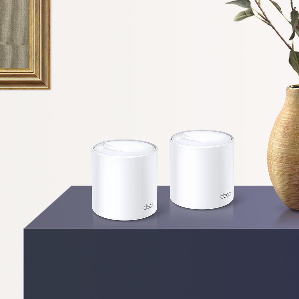 TP-Link Deco X20 zestaw 2-pack mesh WiFi 6 AX1800, zasięg do 370 m2, dwa pasma, porty Gigabit TP-Link Deco X20 zestaw 2-pack mesh WiFi 6 AX1800, zasięg do 370 m2, dwa pasma, porty Gigabit