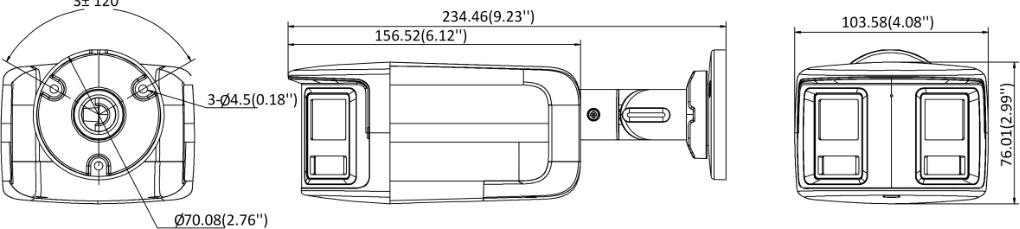 фото IP-камера видеонаблюдения Hikvision DS-2CE12KF3TP-DLS 1
