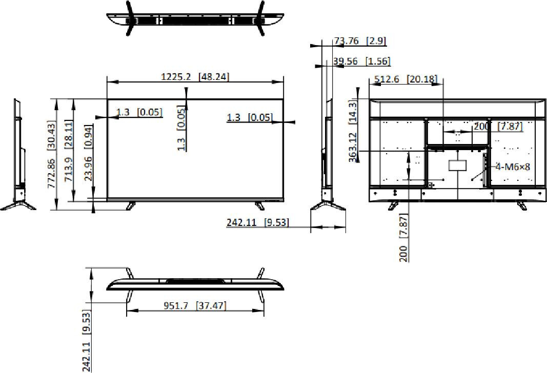 Hikvision DS-D5055U3-1V0S monitor 55 cali 4K UHD 60Hz VA do CCTV centrum nadzoru Hikvision DS-D5055U3-1V0S monitor 55 cali 4K UHD 60Hz VA do CCTV centrum nadzoru