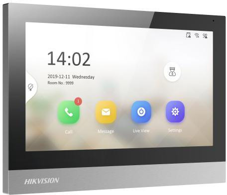 Hikvision DS-KH8380-WTE1 monitor wideodomofonu 7 cali WiFi IP PoE dotykowy Hikvision DS-KH8380-WTE1 monitor wideodomofonu 7 cali WiFi IP PoE dotykowy