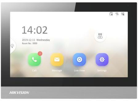 Hikvision DS-KH8380-WTE1 monitor wideodomofonu 7 cali WiFi IP PoE dotykowy Hikvision DS-KH8380-WTE1 monitor wideodomofonu 7 cali WiFi IP PoE dotykowy
