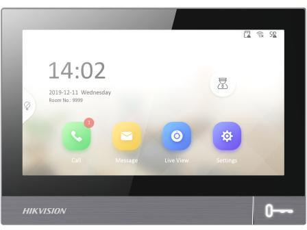 Hikvision DS-KH8381-TE1 Monitor Wideodomofonowy IP 7 cali IPS PoE 8 Wejsc Alarmowych SD Hikvision DS-KH8381-TE1 Monitor Wideodomofonowy IP 7 cali IPS PoE 8 Wejsc Alarmowych SD