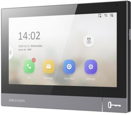 Hikvision DS-KH8381-TE1 Monitor Wideodomofonowy IP 7 cali IPS PoE 8 Wejsc Alarmowych SD Hikvision DS-KH8381-TE1 Monitor Wideodomofonowy IP 7 cali IPS PoE 8 Wejsc Alarmowych SD