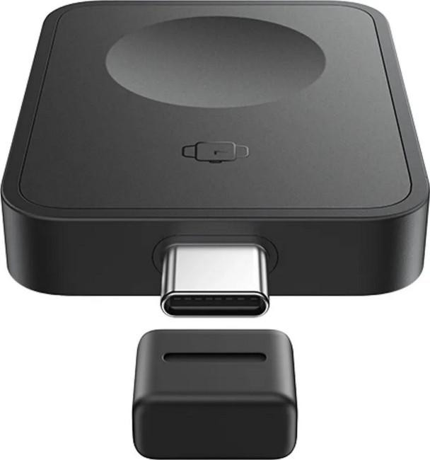 Caricatore wireless a induzione Qi Baseus MagPro 2.5W magnetica per Apple Watch - nera