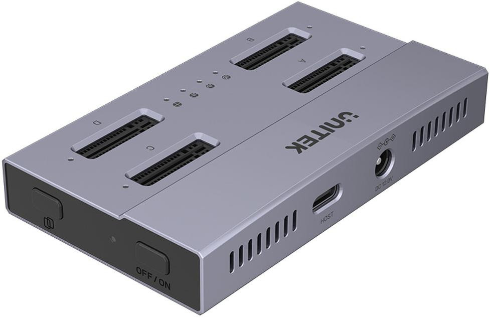 Unitek USB4 4-kiepzeniowa Docking station/ klonujaca M.2 SSD