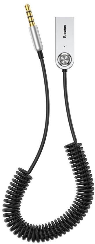 Baseus BA01 ricevitore audio Bluetooth 5.0 Cavo adattatore audio AUX jack nero (CABA01-01)