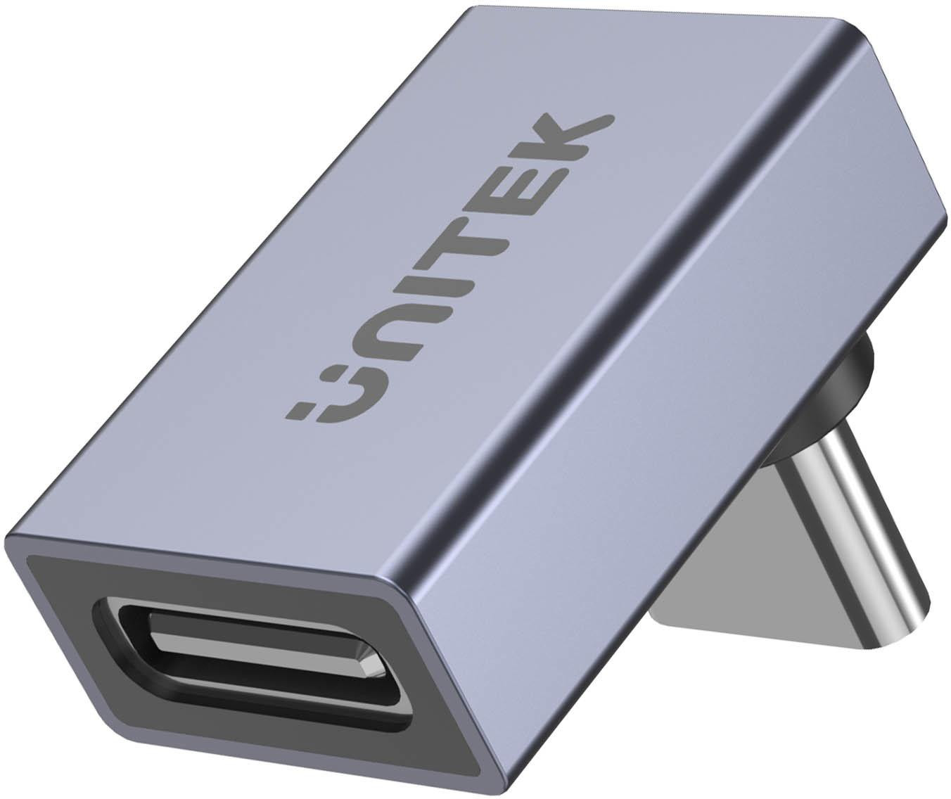 Unitek Adattatore USB-C na USB-C ad angolo 90° 40Gbps 240W