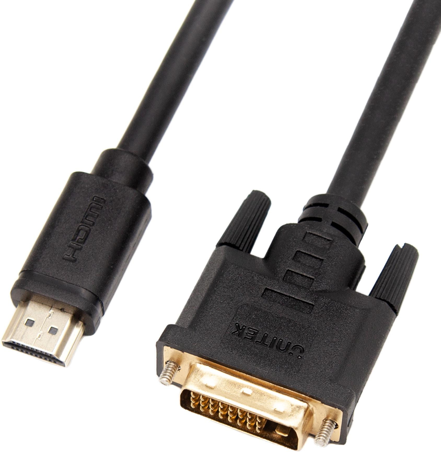 Unitek Adattatore bidirezionale HDMI per DVI Cavo 2m