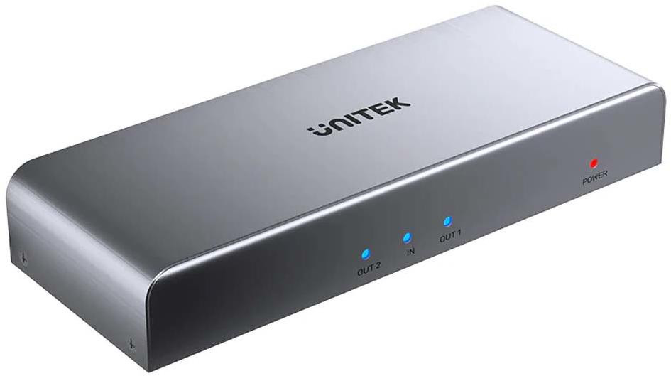 Unitek Distributore / Sdoppiatore del segnale HDMI 1 IN-2 OUT 4K
