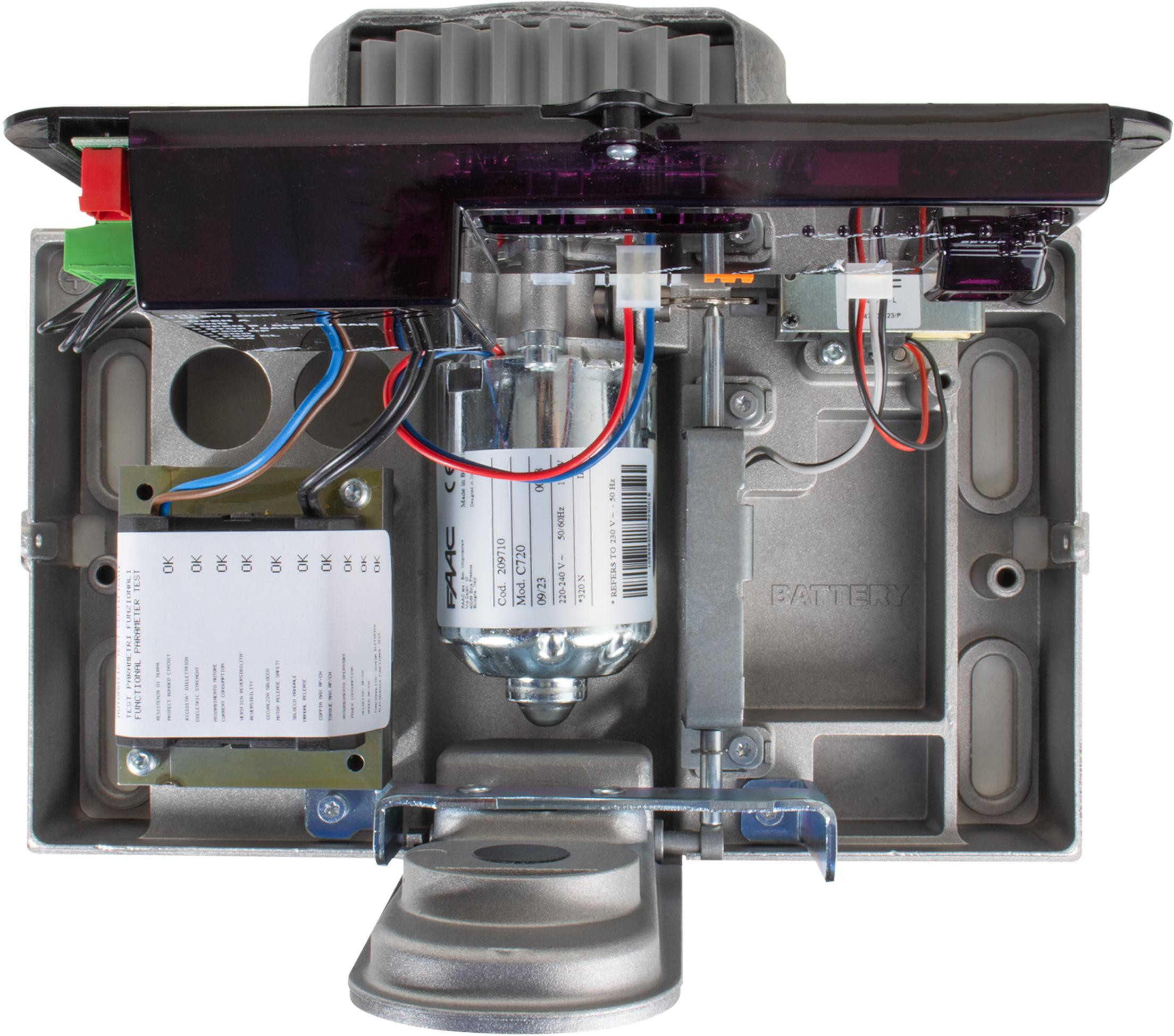 Zestaw Cyclo C720 FDS - FAAC 24V do 400kg bram przesuwnych