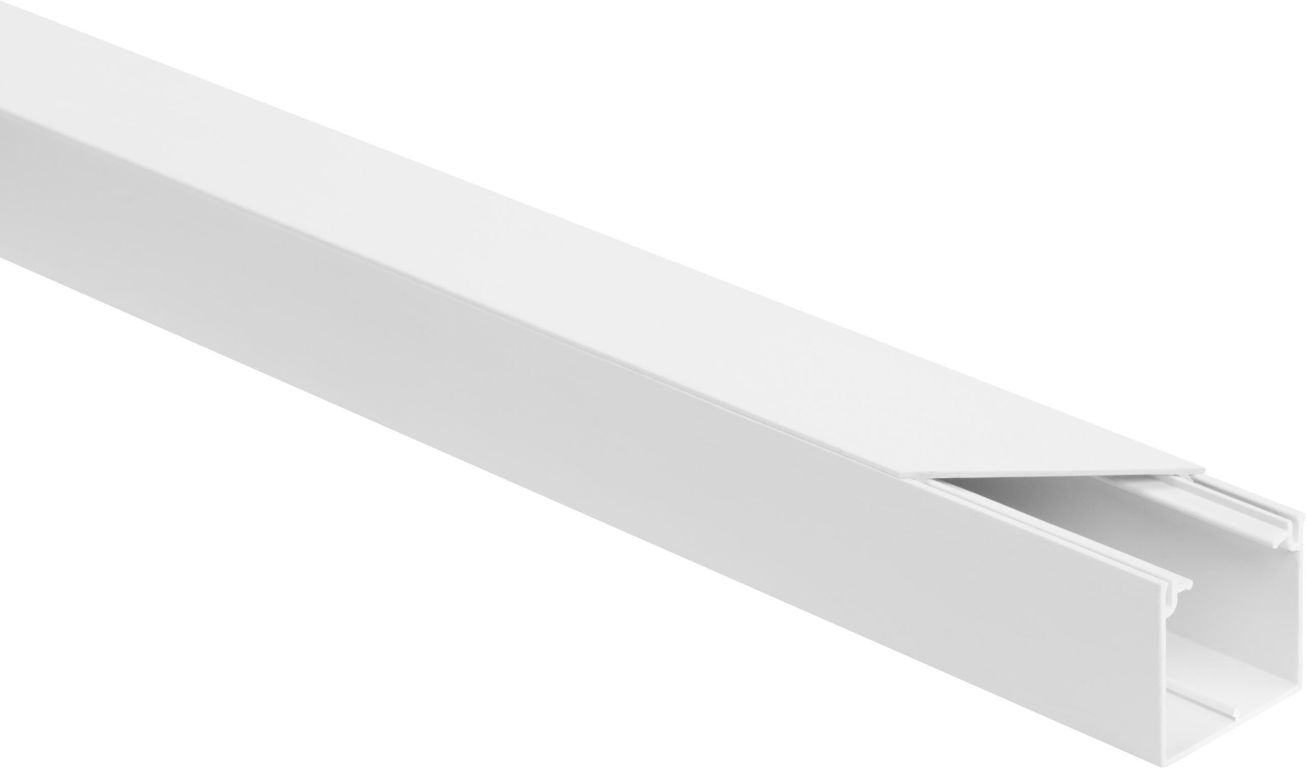 Canalina passacavi in PVC per impianti elettrici Kit. bianco LS 40x40 2m (Confezione pacco  10 pz .)