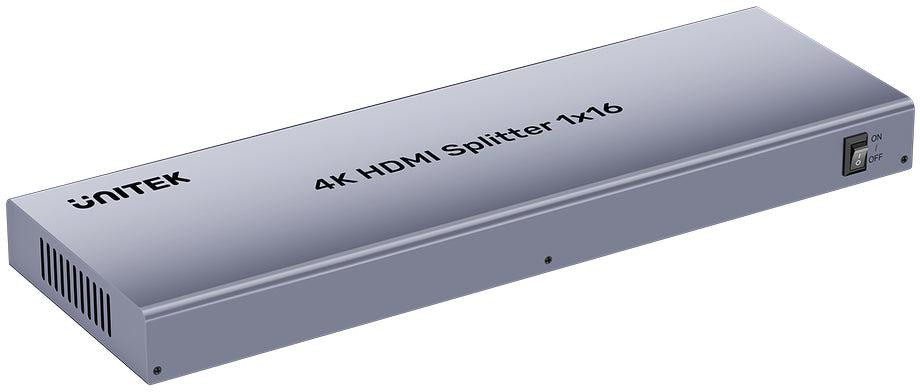 Distributore / Sdoppiatore HDMI Unitek 4K 1 ingresso 16 uscite 4K@30Hz