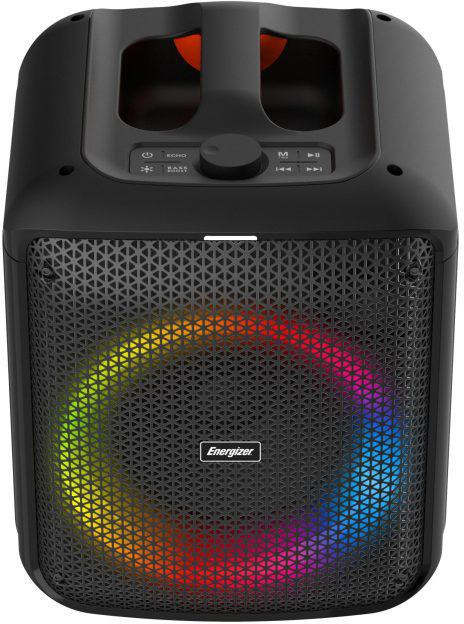 Głośnik Bluetooth Energizer walizka, FM USB MP3, podświetlenie RGB, akumulator 6000 mAh Głośnik Bluetooth Energizer walizka, FM USB MP3, podświetlenie RGB, akumulator 6000 mAh