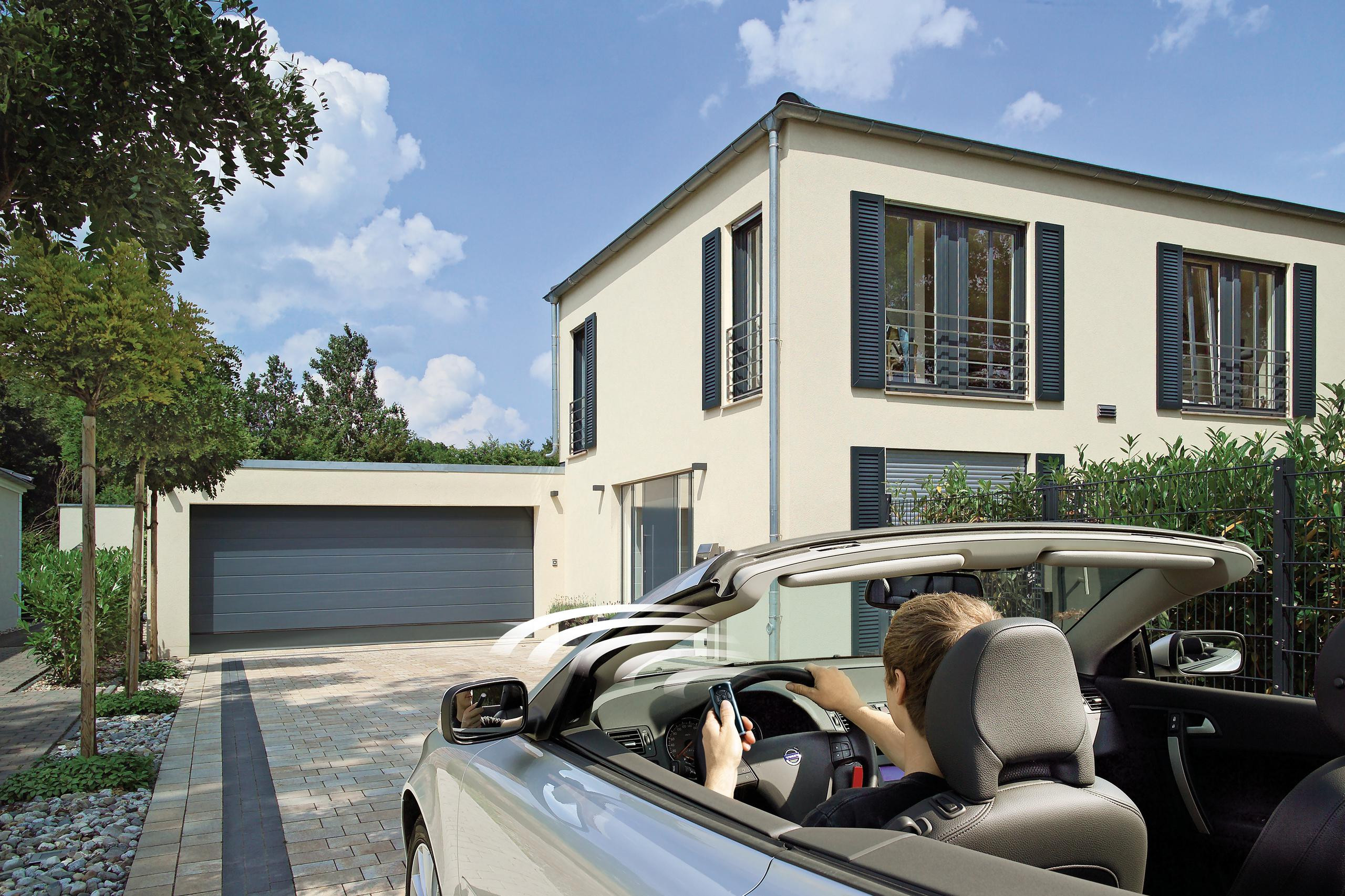 Brama garażowa Renomatic/Hormann 5000x2125mm (z napędem i szyną) - przetłoczenia M Decocolor