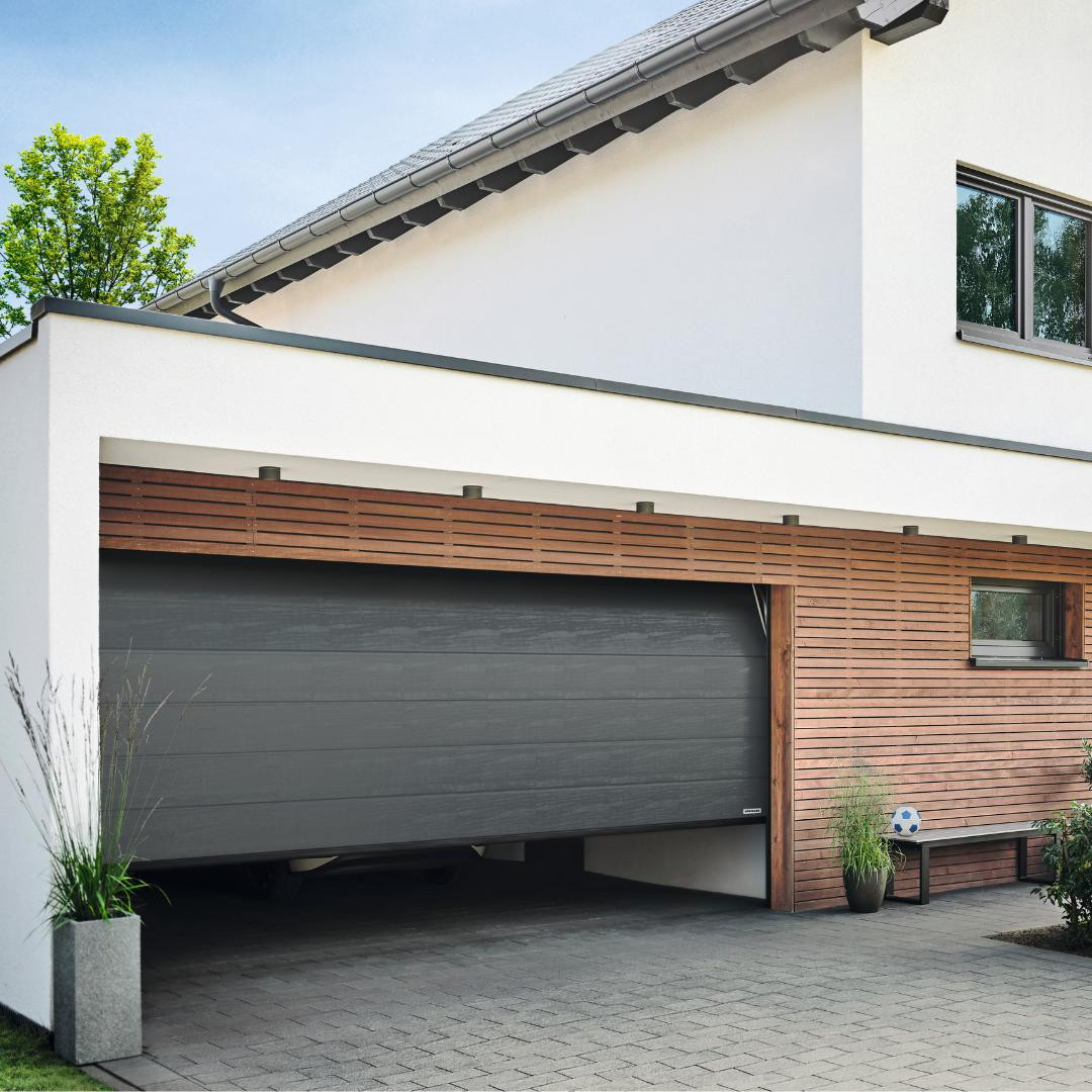 Brama garażowa Renomatic/Hormann 5000x2125mm (z napędem i szyną) - przetłoczenia M Planar