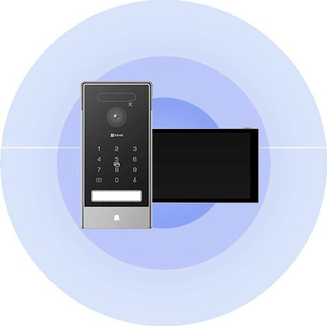 EZVIZ HP7 Pro wideodomofon 2K WiFi 6 7 cali dotykowy kamera 162 stopni zestaw przewodowy EZVIZ HP7 Pro wideodomofon 2K WiFi 6 7 cali dotykowy kamera 162 stopni zestaw przewodowy