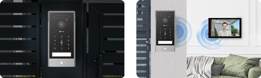 EZVIZ HP7 Pro wideodomofon 2K WiFi 6 7 cali dotykowy kamera 162 stopni zestaw przewodowy EZVIZ HP7 Pro wideodomofon 2K WiFi 6 7 cali dotykowy kamera 162 stopni zestaw przewodowy