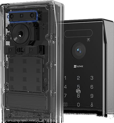 EZVIZ HP7 Pro wideodomofon 2K WiFi 6 7 cali dotykowy kamera 162 stopni zestaw przewodowy EZVIZ HP7 Pro wideodomofon 2K WiFi 6 7 cali dotykowy kamera 162 stopni zestaw przewodowy