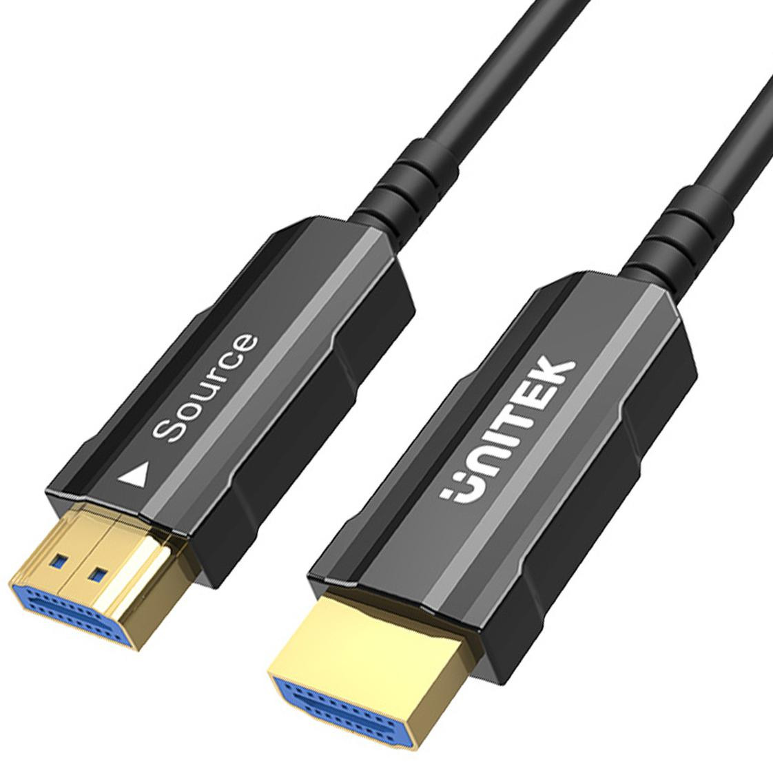 Unitek Cavo ottico HDMI 2.0 AOC 4K 60Hz 20 m