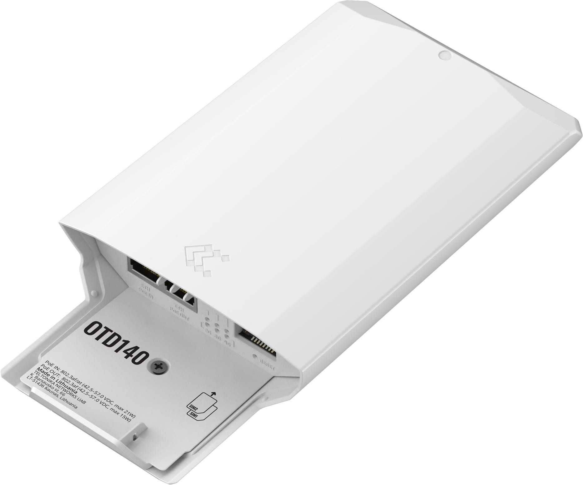 Teltonika OTD140 router zewnętrzny 4G LTE Cat 4 do 150 Mb/s, IP55, PoE, 2x SIM, RMS Teltonika OTD140 router zewnętrzny 4G LTE Cat 4 do 150 Mb/s, IP55, PoE, 2x SIM, RMS