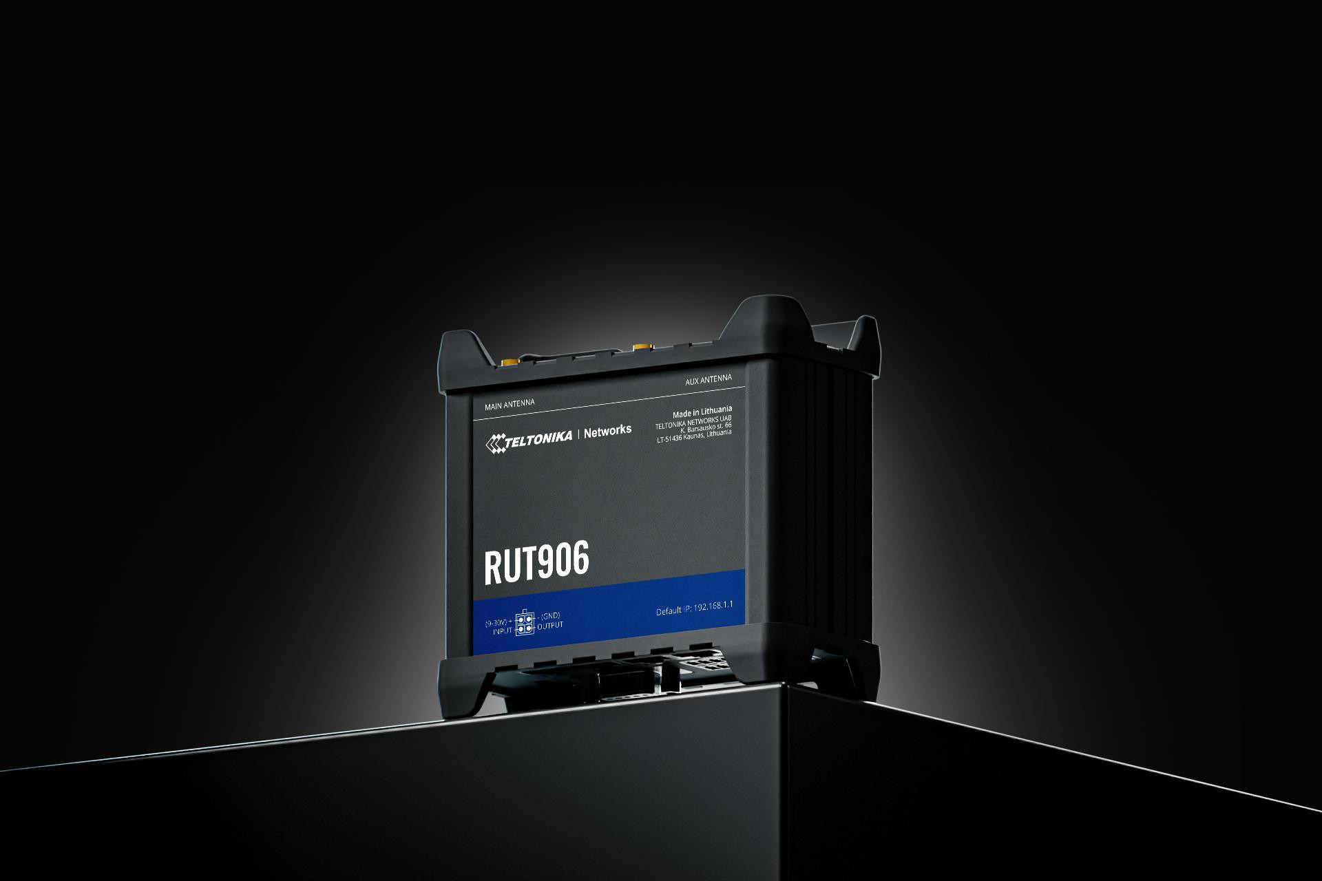 Teltonika RUT906 router przemysłowy 4G LTE RS232 RS485 dual SIM GPS RutOS Teltonika RUT906 router przemysłowy 4G LTE RS232 RS485 dual SIM GPS RutOS