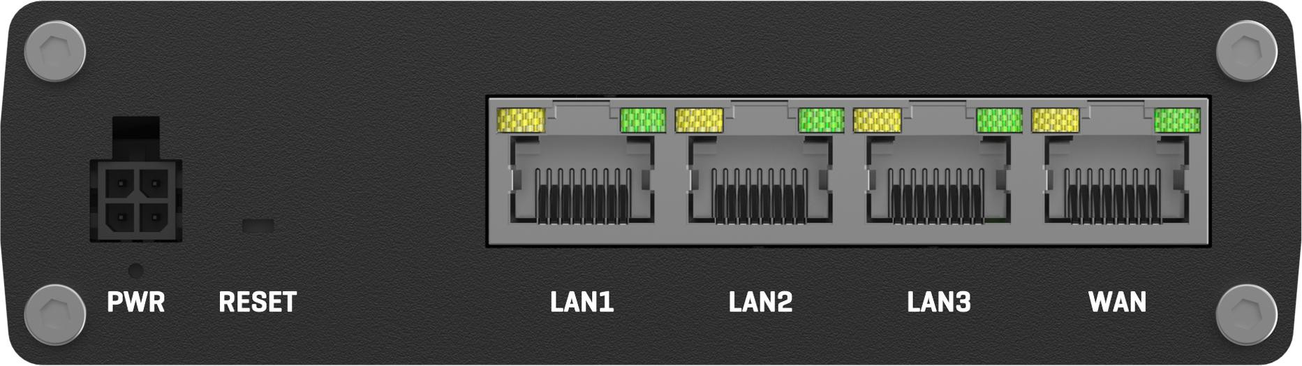 Teltonika RUTM08 router przemysłowy, 4x Gigabit Ethernet, RutOS, VPN, do zastosowań 24/7 Teltonika RUTM08 router przemysłowy, 4x Gigabit Ethernet, RutOS, VPN, do zastosowań 24/7