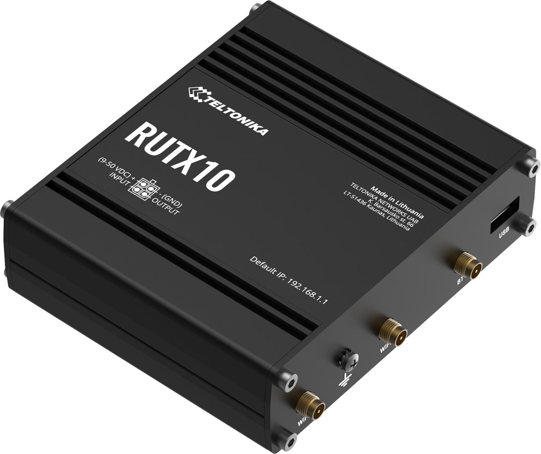 Teltonika RUTX10 router przemysłowy Gigabit WiFi 5 dual band 4xLAN RUTX10000000 Teltonika RUTX10 router przemysłowy Gigabit WiFi 5 dual band 4xLAN RUTX10000000