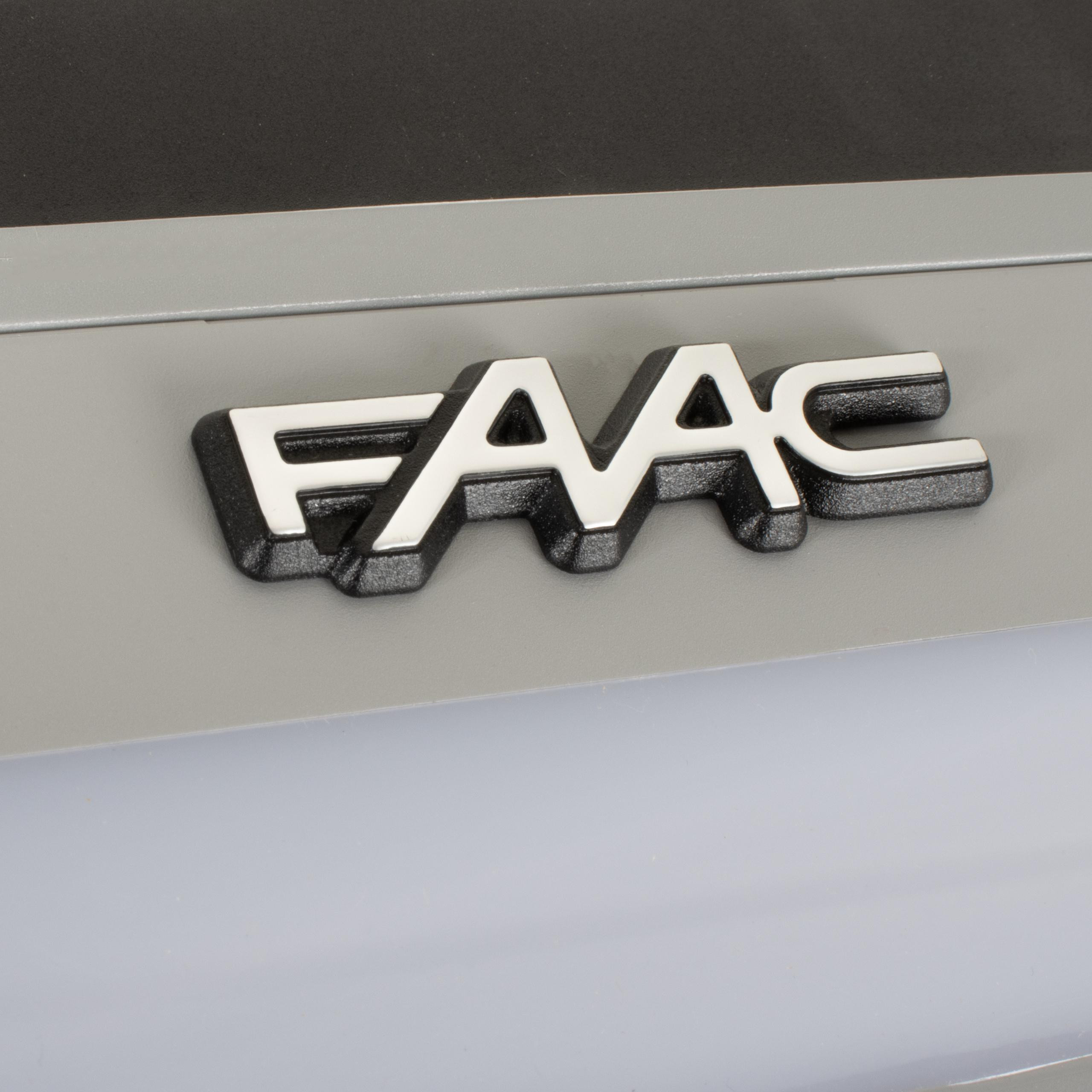 Zestaw FAAC D1000 FDS do bram garażowych z 3m szyną dwuczęściową kewlarową