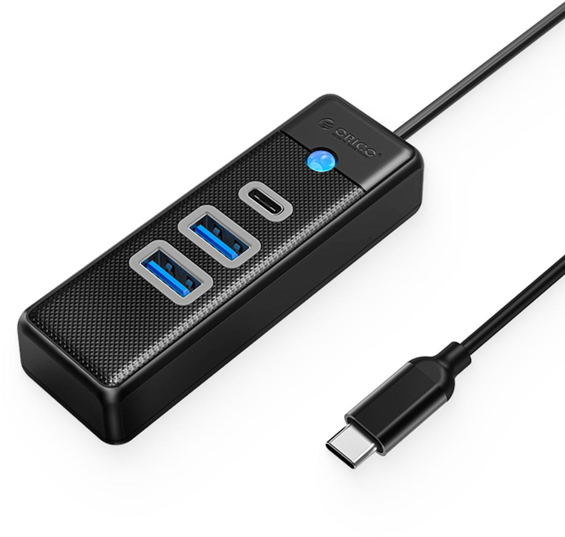 Hub USB-C Orico Hub USB-C 2x USB-A 3.1 + USB-C nero