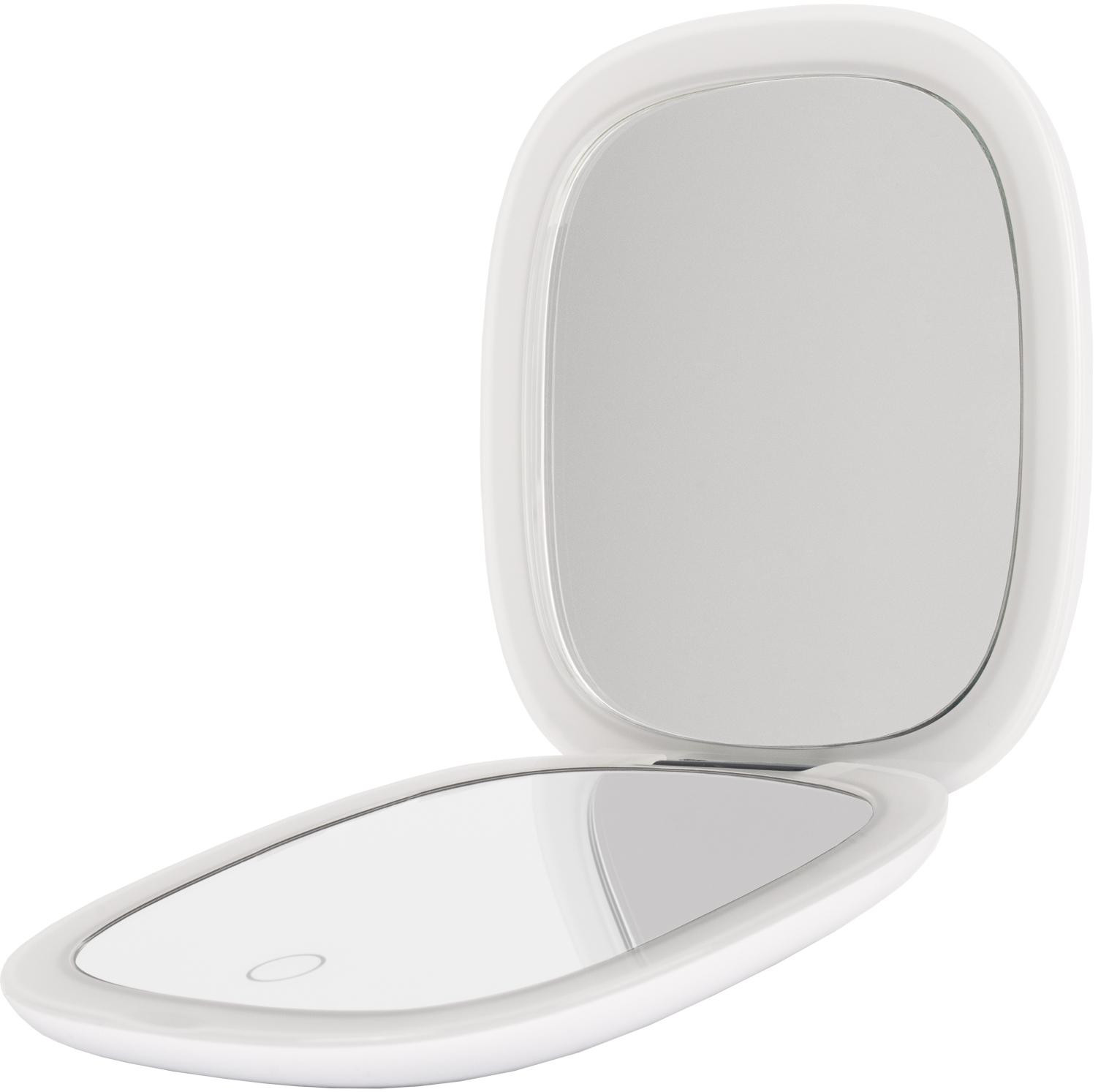 Specchietto kosmetyczne Humanas HS-PM01 con con retroilluminazione LED - bianco