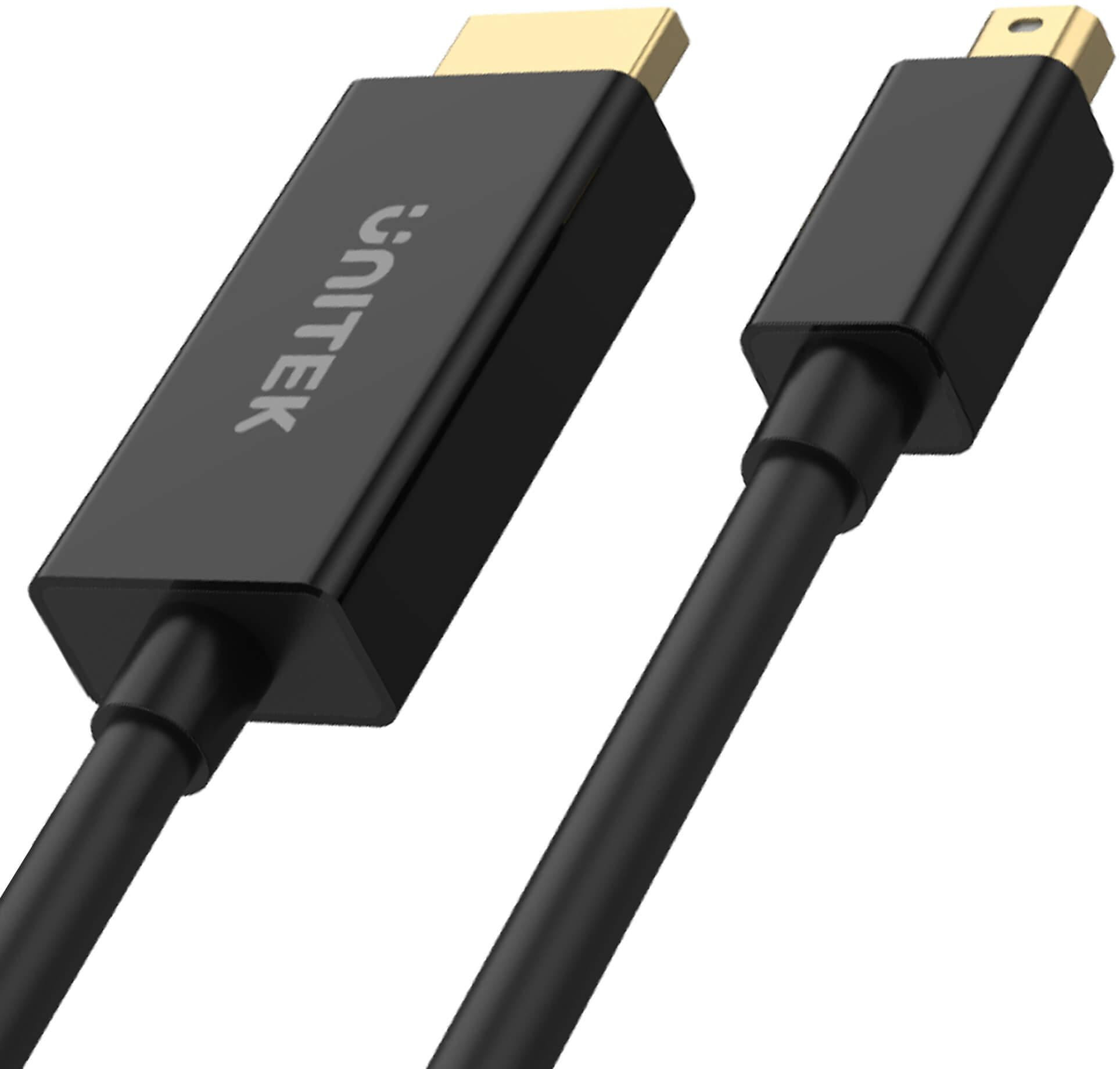 Unitek Adattatore miniDP na HDMI 4K 30Hz Cavo 2m